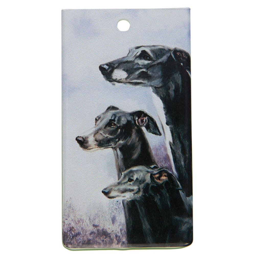 Greyhound Portrait Bag Tag Bag Tags AnimalWorld   