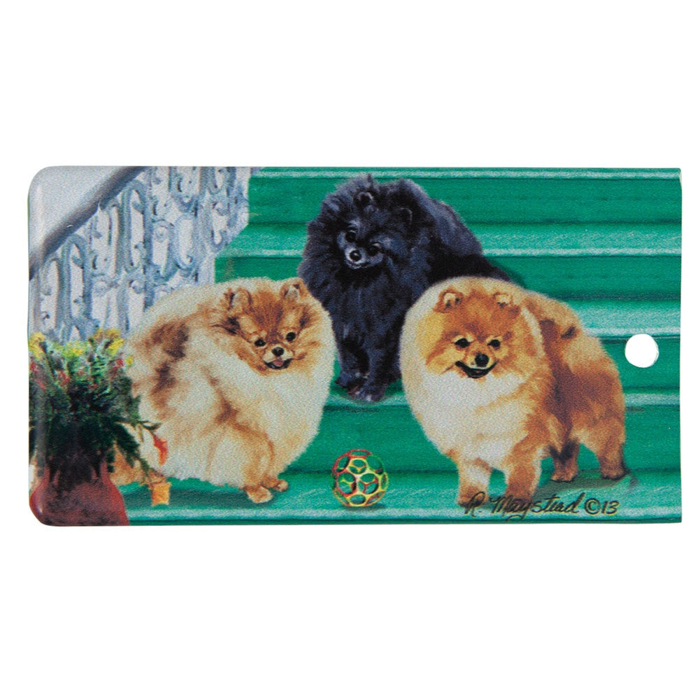 Pomeranian Portrait Bag Tag Bag Tags AnimalWorld   