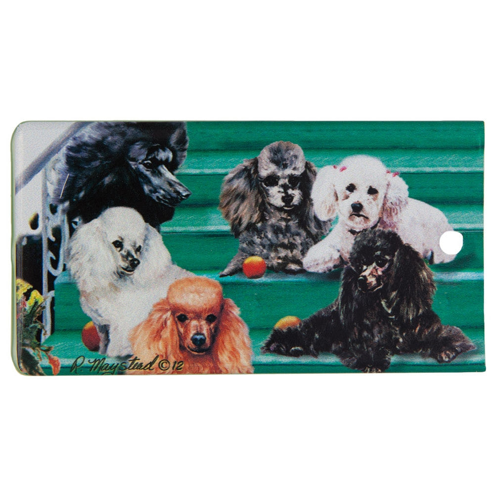 Poodle Portrait Bag Tag Bag Tags AnimalWorld   
