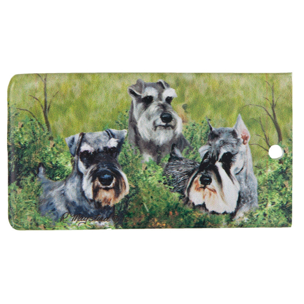 Schnauzer Portrait Bag Tag Travel Bags AnimalWorld   