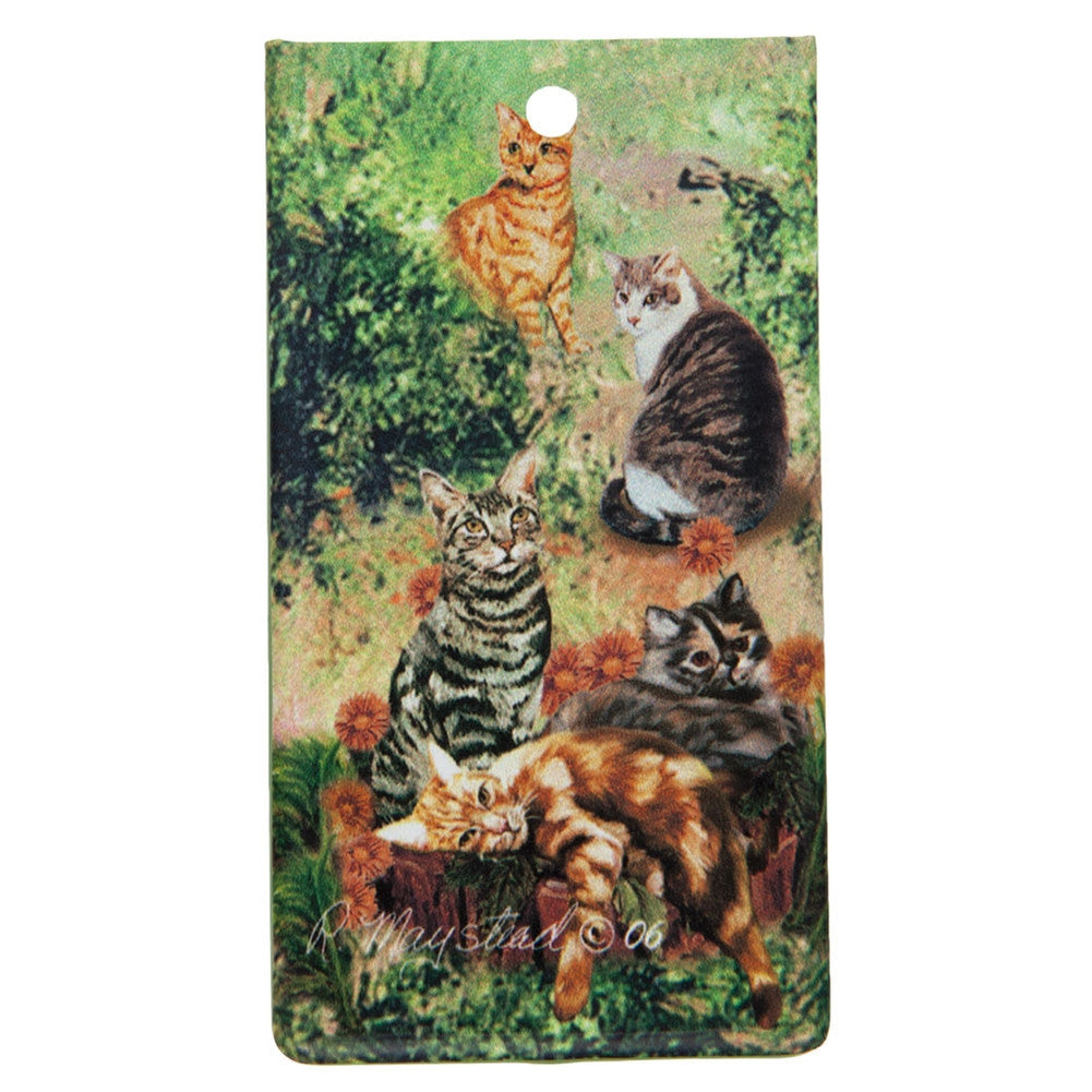 Tabby Cat Portrait Bag Tag Bag Tags AnimalWorld   