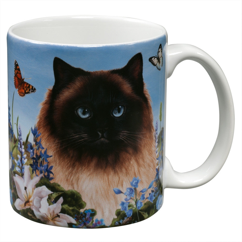 Himalayan Cat Garden Party Fun Mug Coffee Mugs Animalworld   