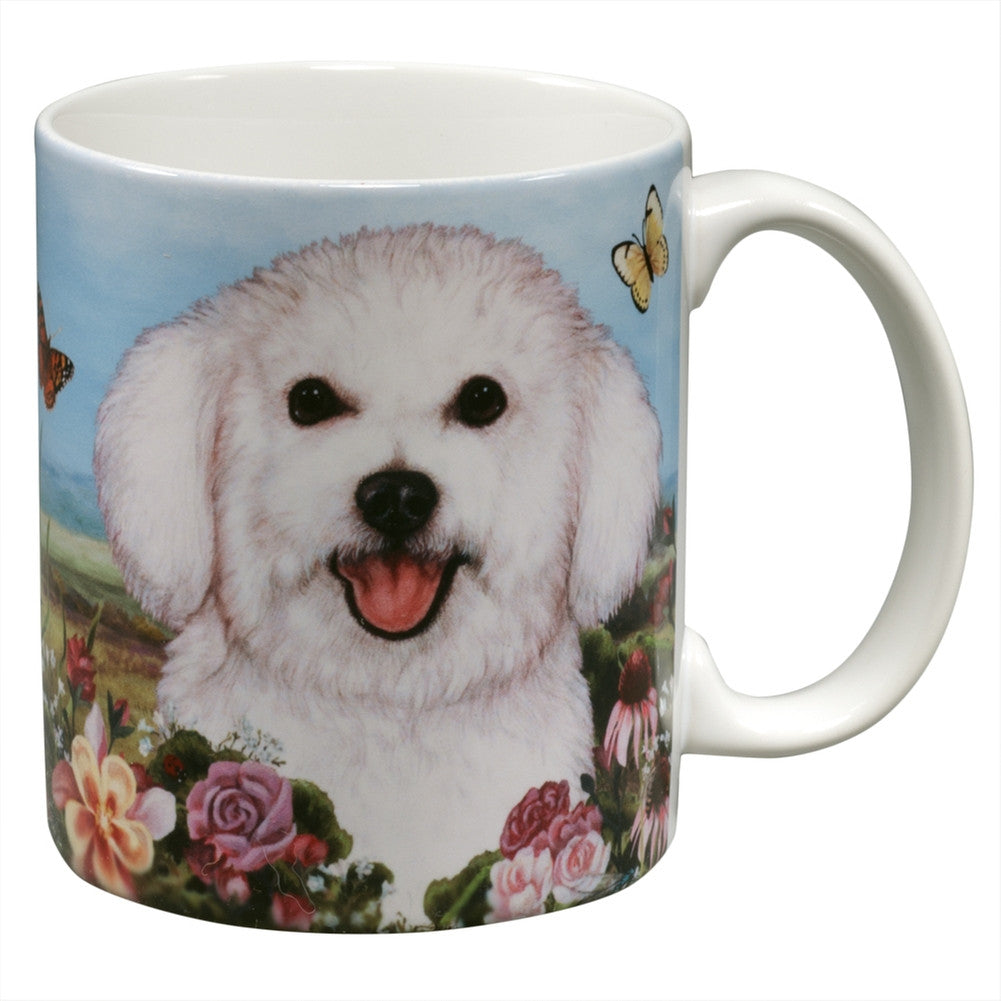 Bichon Frise Garden Party Fun Mug Coffee Mugs Animalworld   