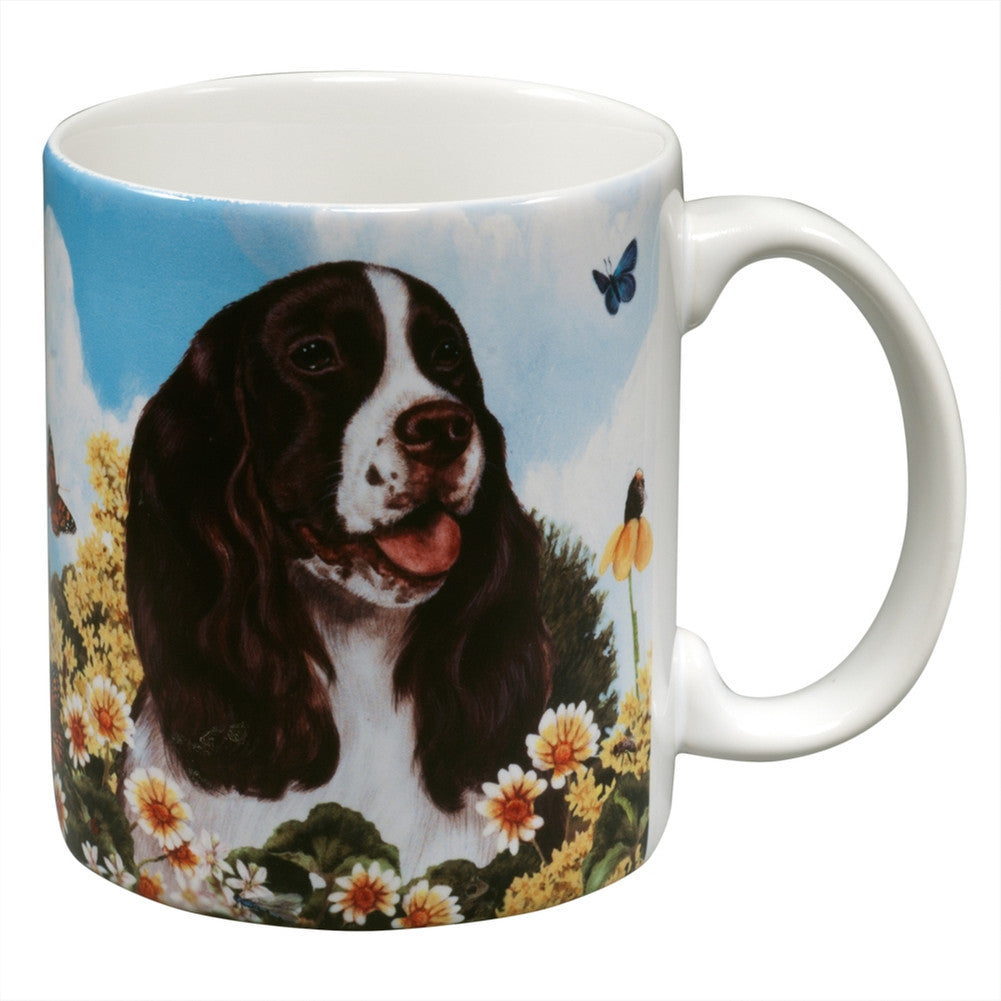 Springer Spaniel Garden Party Fun Mug Coffee Mugs Animalworld   