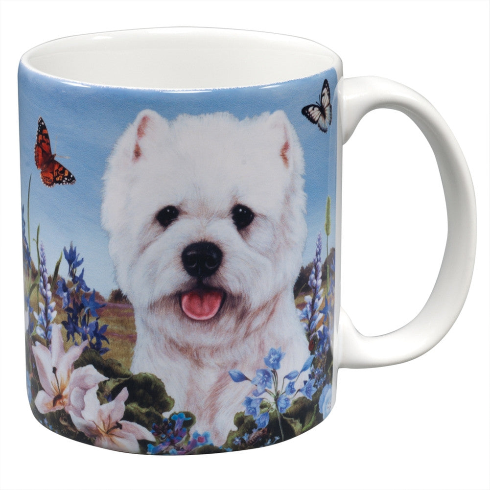 Westie Garden Party Fun Mug Coffee Mugs Animalworld   