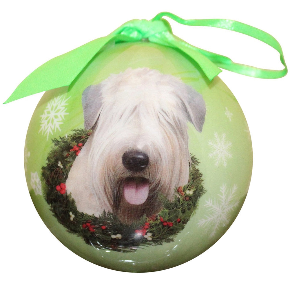 Soft Coated Wheaten Terrier Christmas Ball Ornament Christmas Decorations Animalworld   