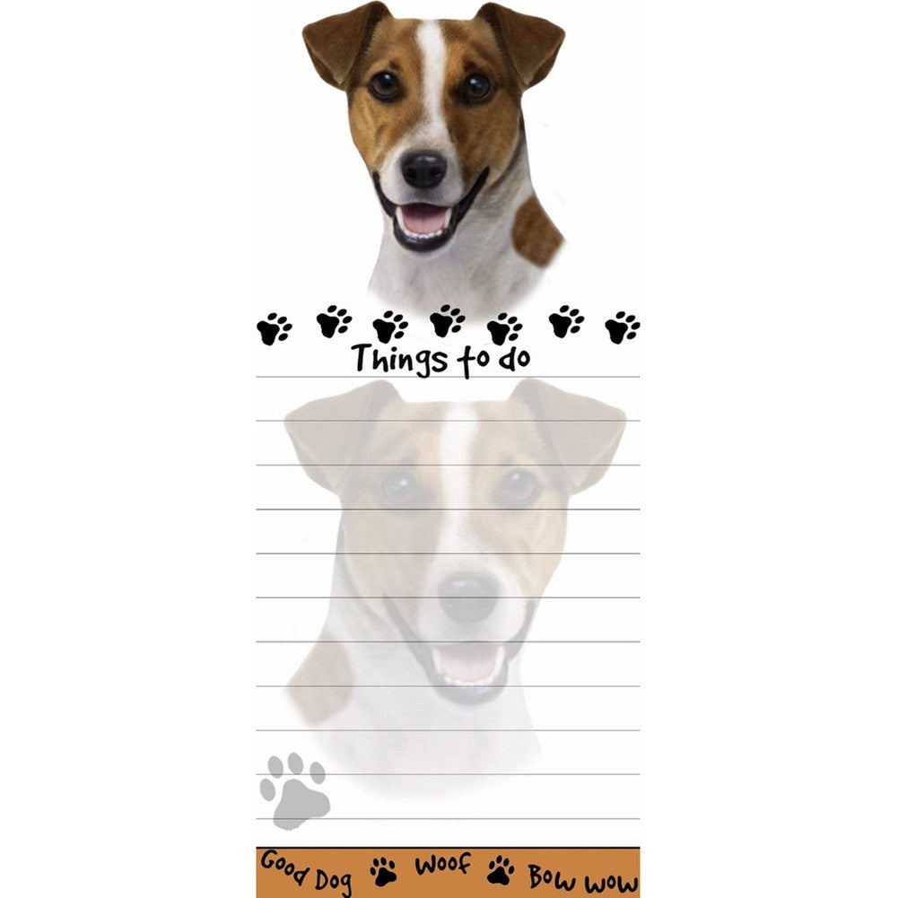 Jack Russell Tall Magnetic Notepad Note Pads Animalworld   