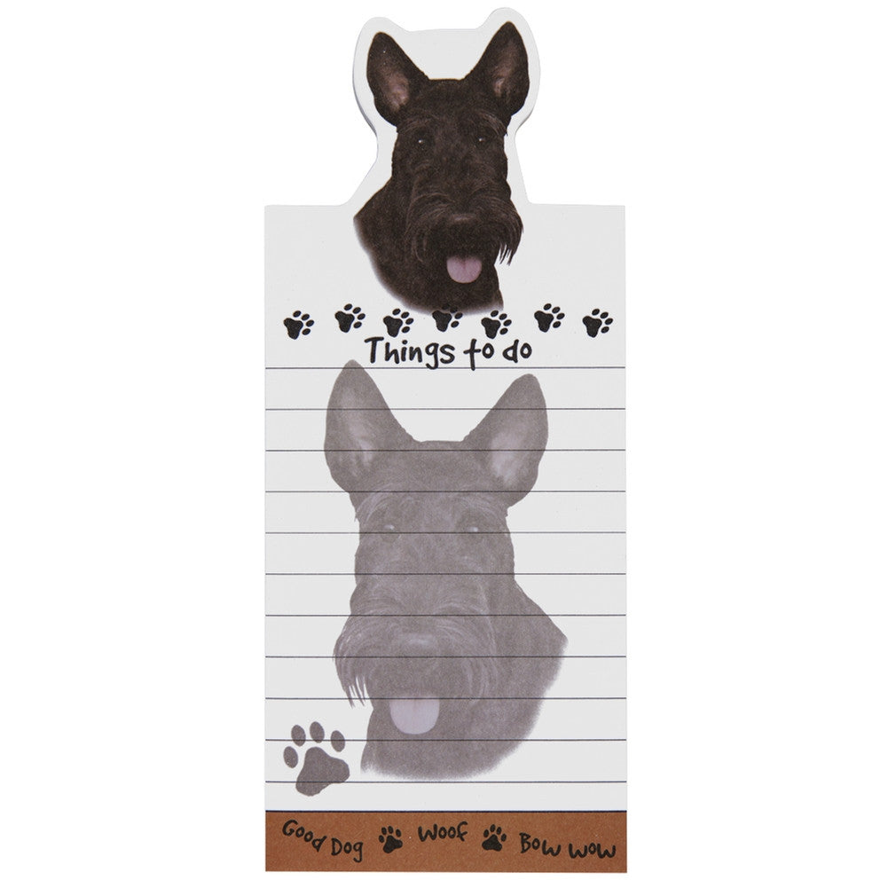 Scottie Tall Magnetic Notepad Note Pads Animalworld   