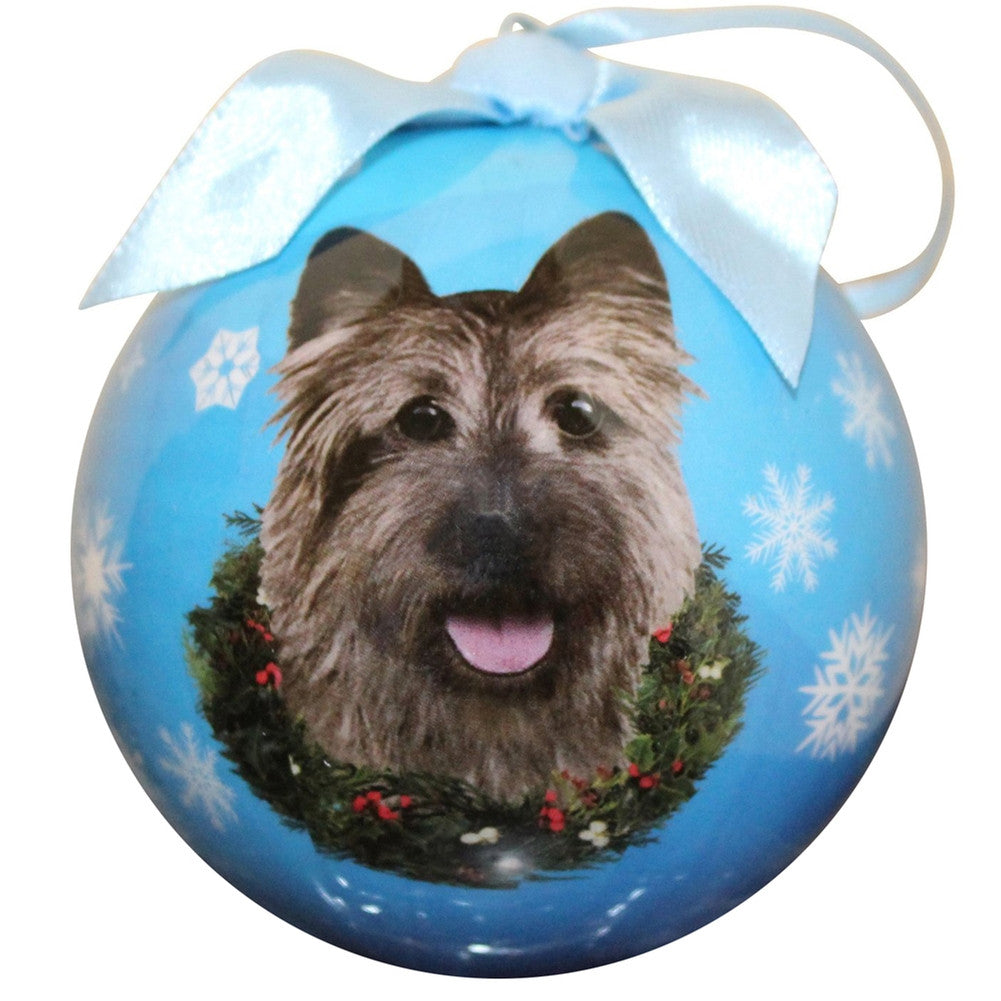 Cairn Terrier Christmas Ball Ornament Christmas Decorations Animalworld   