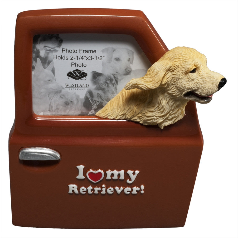 I Heart My Retriever Driving Picture Frame Picture Frames Animalworld   