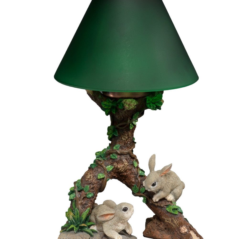 Cottontail Bunnies Frolicking Tealight Lamp Candle Holders Westland   