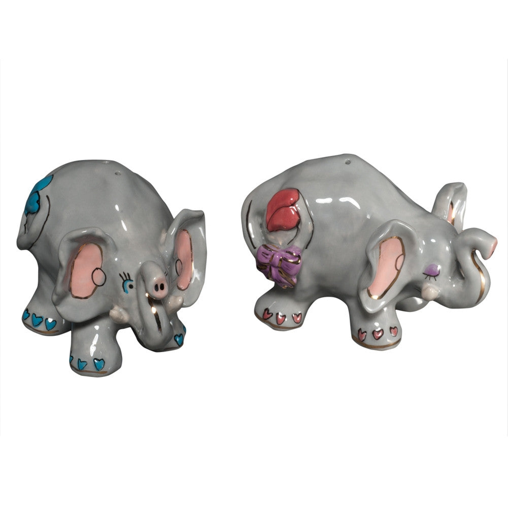 E-Love-Phants Salt And Pepper Shakers Salt & Pepper Shakers Animalworld   