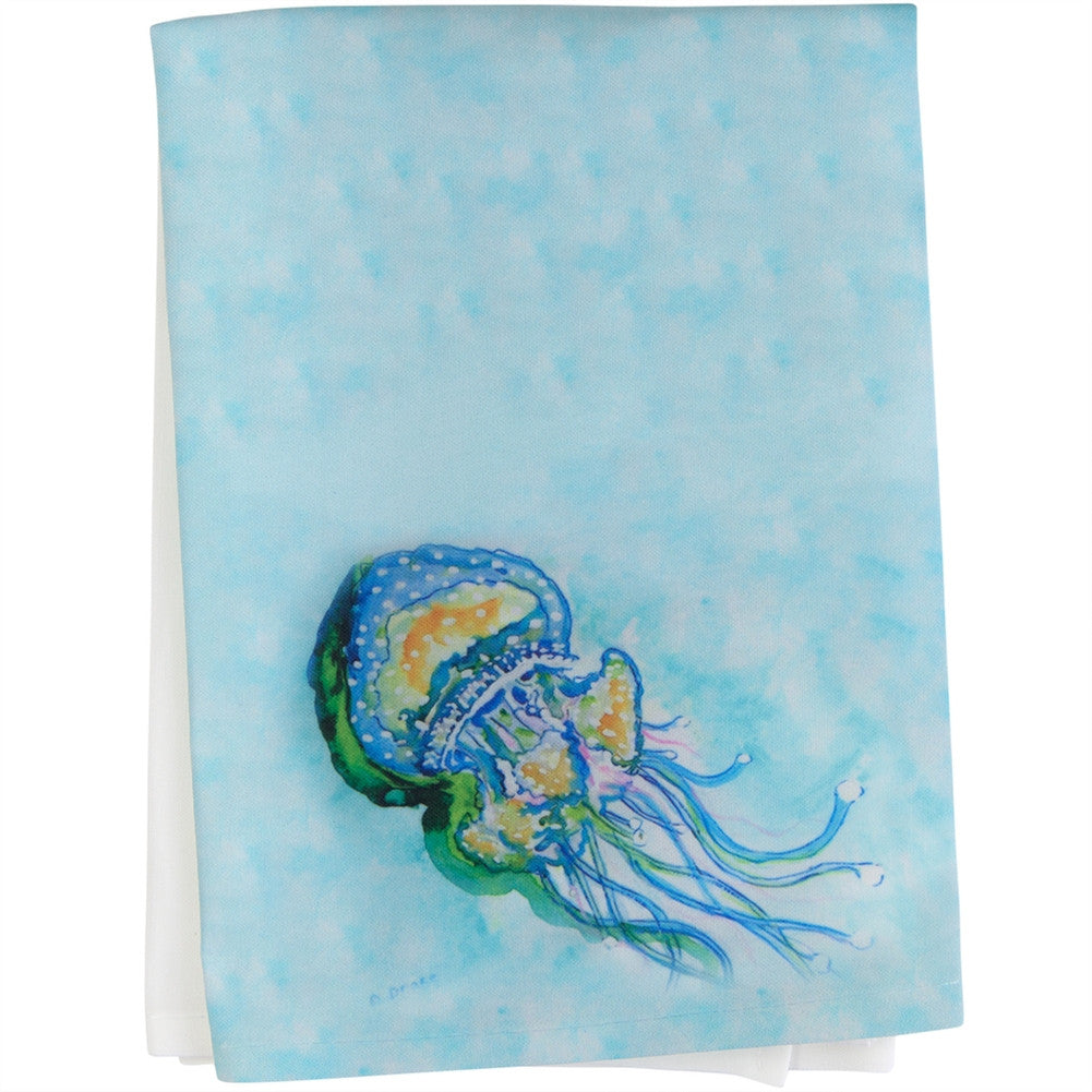 Jellyfish Guest Towel Bath Towels Betsy Drake Interiors   