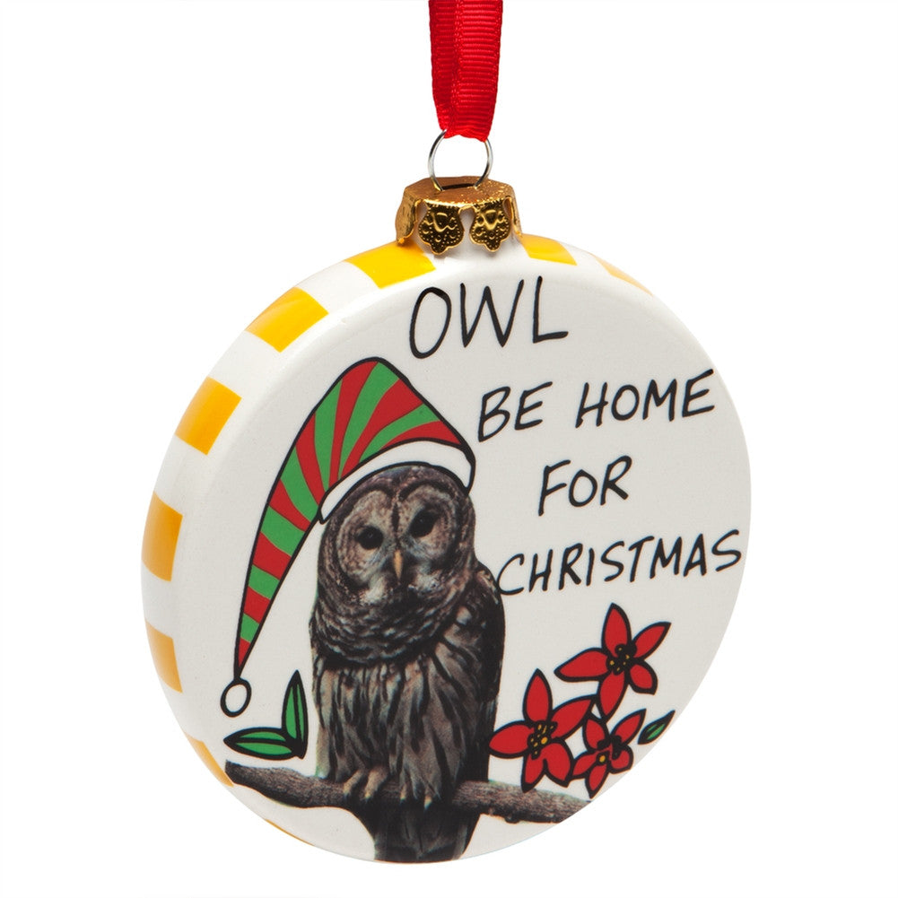 Owl Be Home Christmas Ornament Christmas Decorations Animalworld   