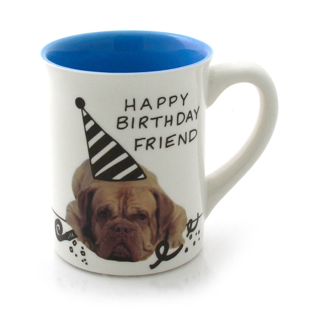 Happy Birthday Pup Work Coffee Mug Coffee Mugs Animalworld   