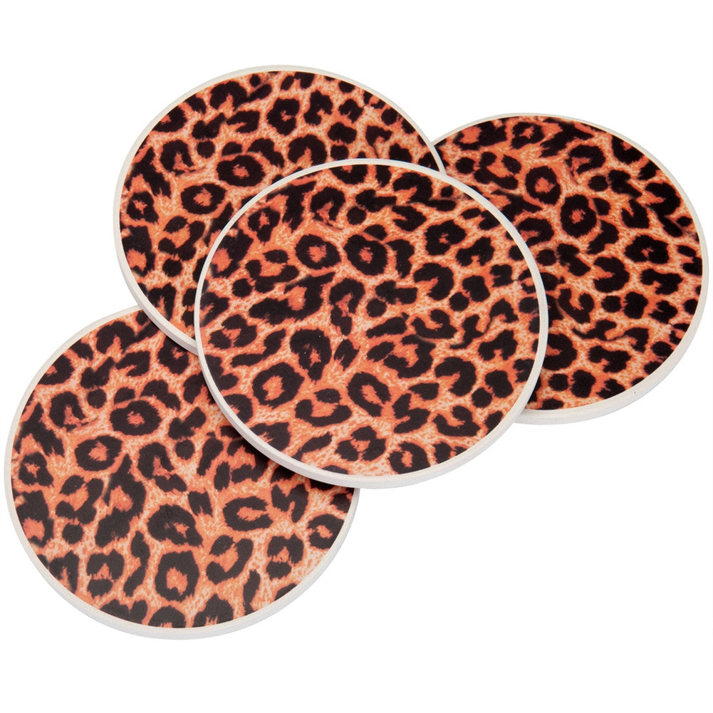 Leopard Stone Coaster Coasters The No Company   