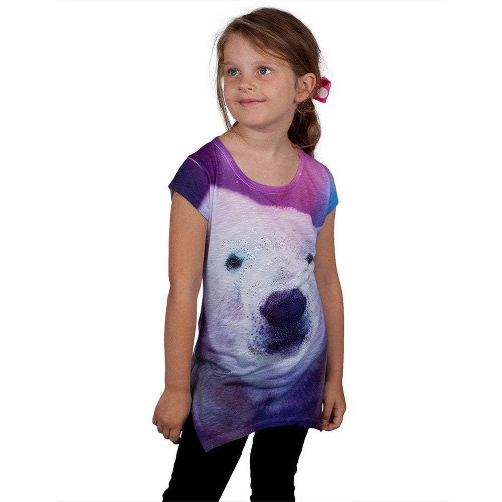 Polor Bear Girls Tunic Shirt Tank Tops Animalworld   
