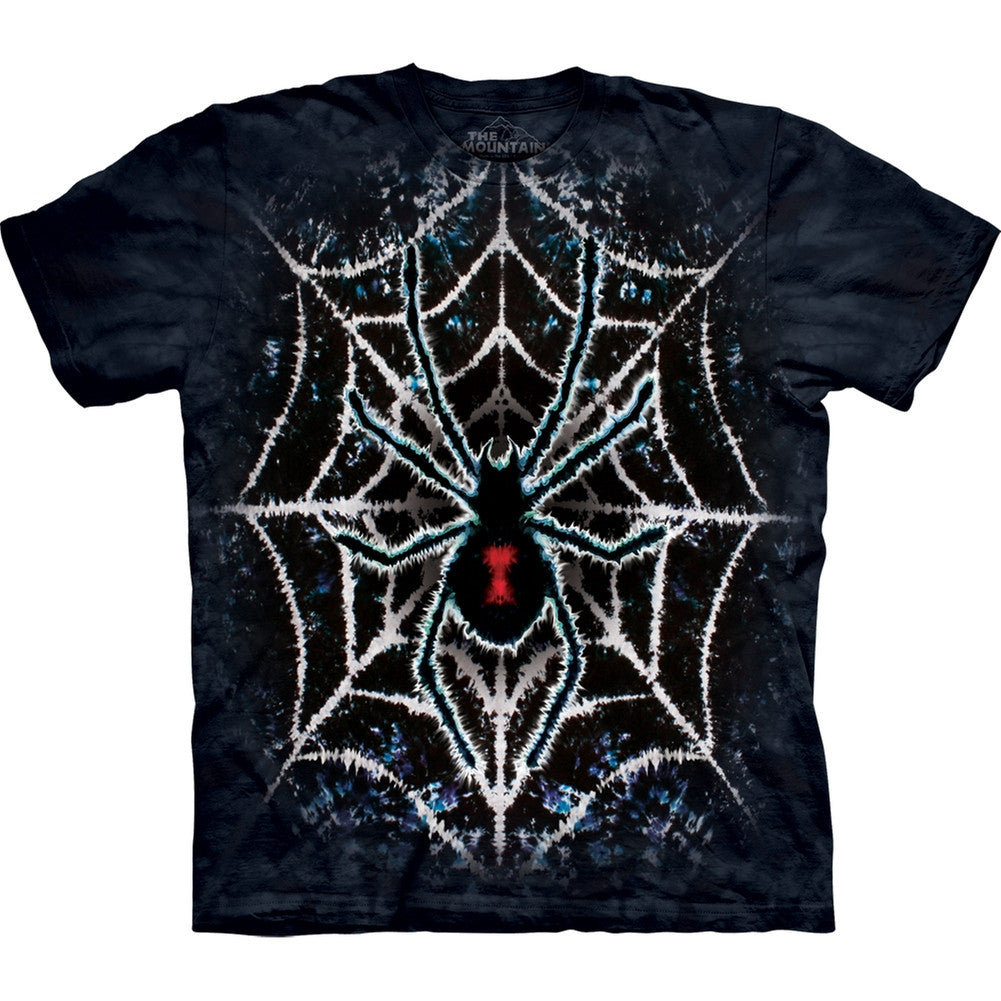 Spider Web Tie-Dye Kids T-Shirt Youth T-Shirts Animalworld   