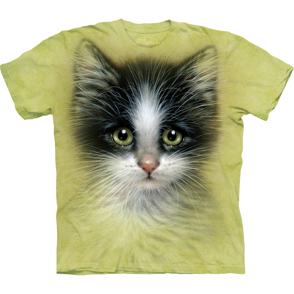 Small Green Eyed Kitten Kids T-Shirt Youth T-Shirts Animalworld   