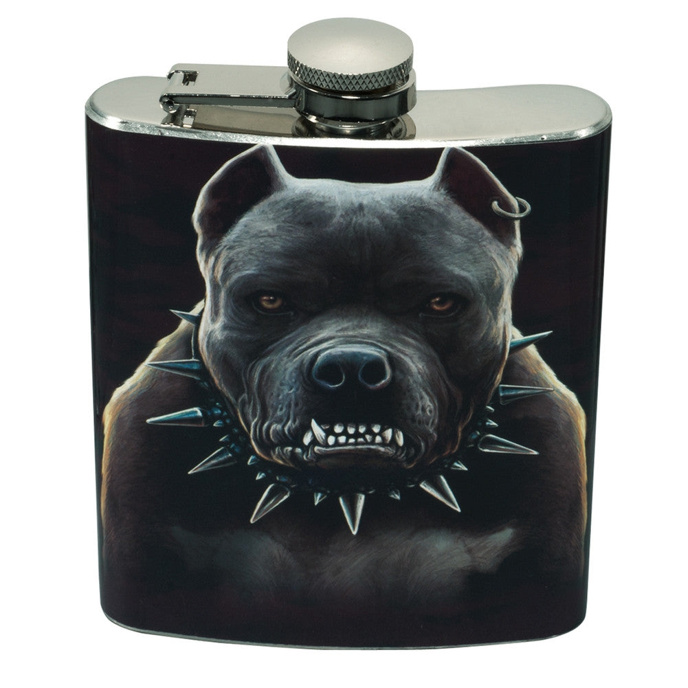 Zombie Pit Bull Flask Flasks Animalworld   