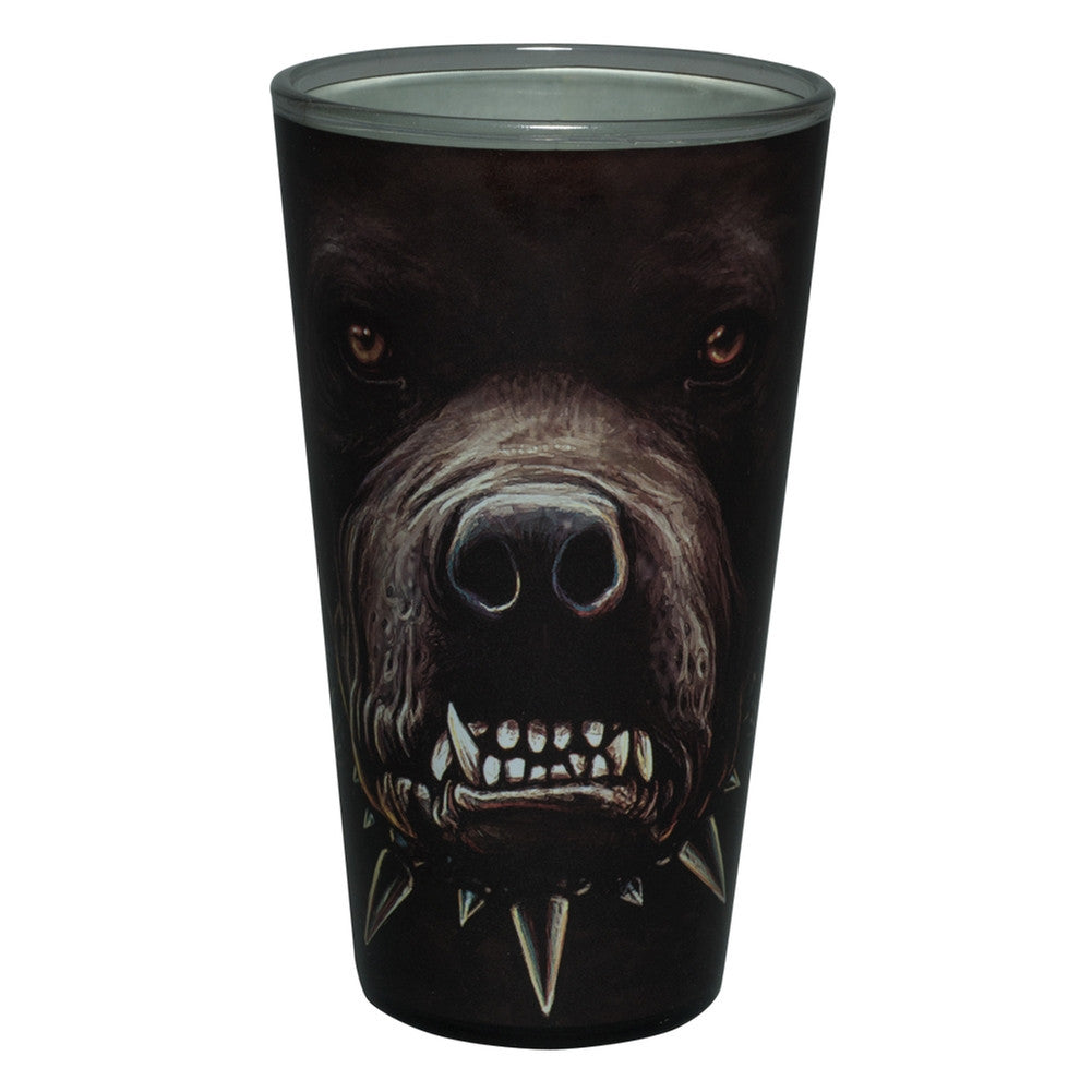 Zombie Pit Bull Pint Glass Pint Glasses Animalworld   