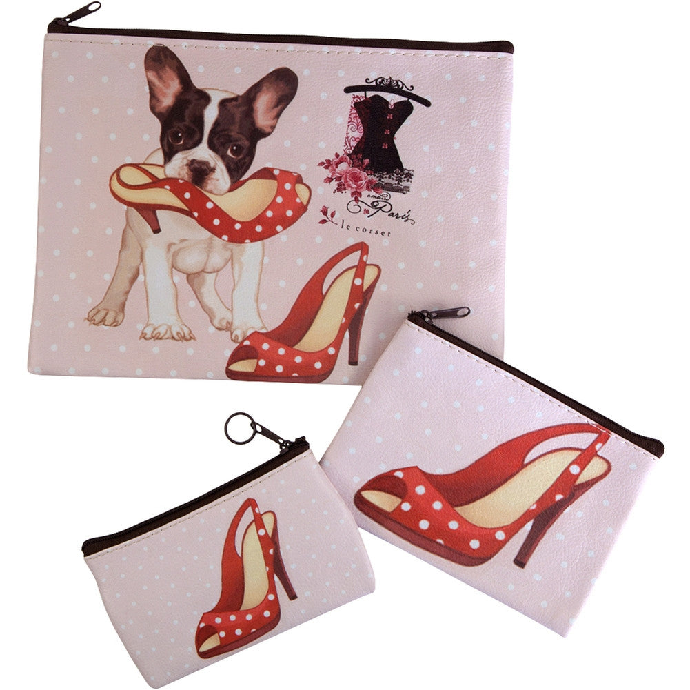 Naughty Dog With Red Shoes Purses Set Purses Animalworld   