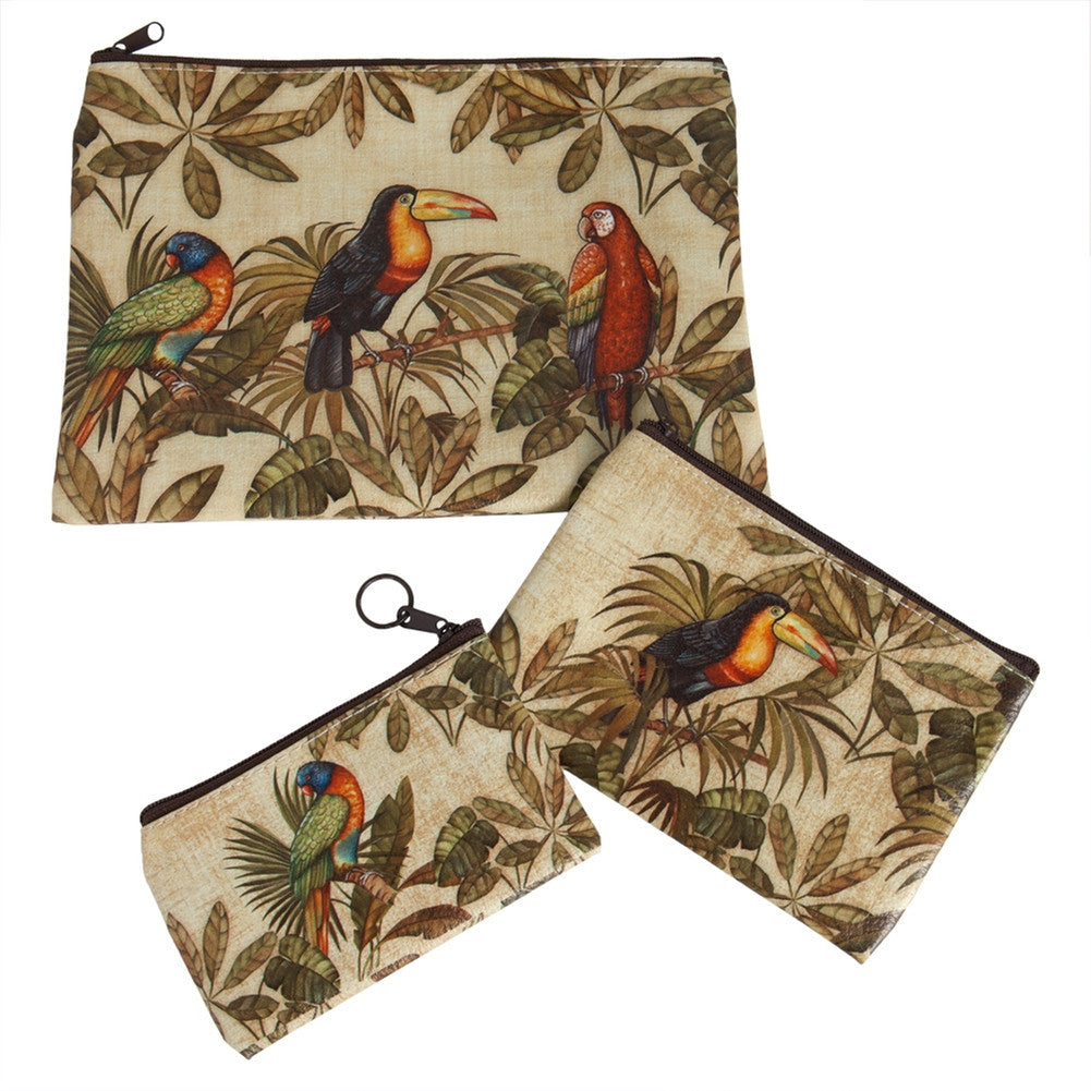 3 Tropical Birds Purse Set Purses Animalworld   