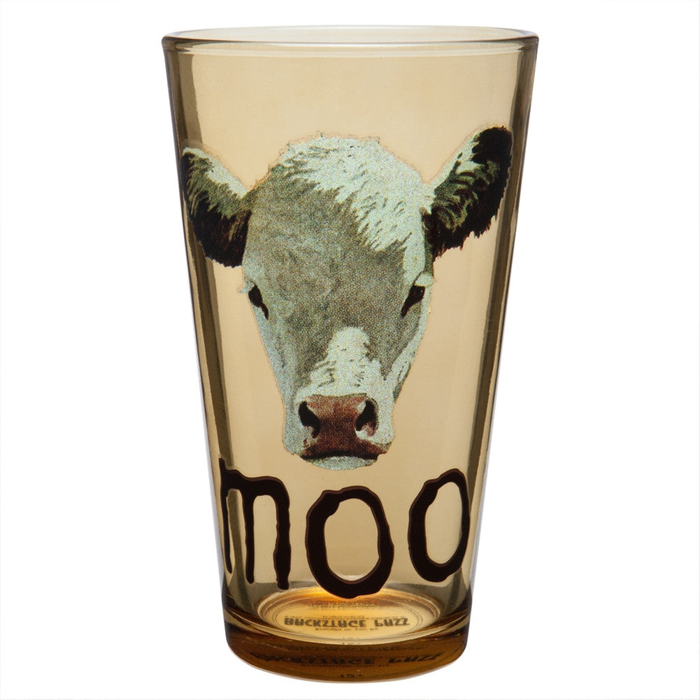 Moo Cow Pint Glass Pint Glasses Animalworld   