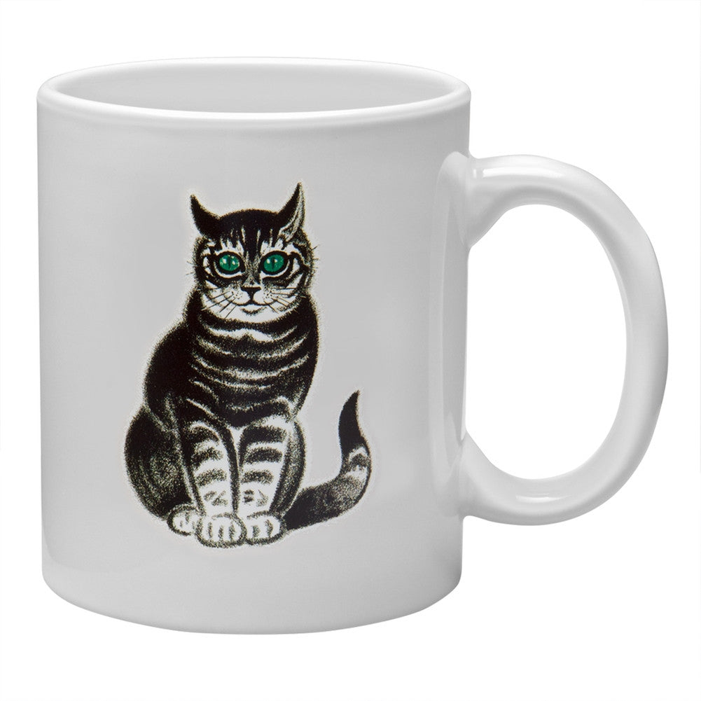 Green Eyed Cat Coffee Mug Mugs Animalworld   