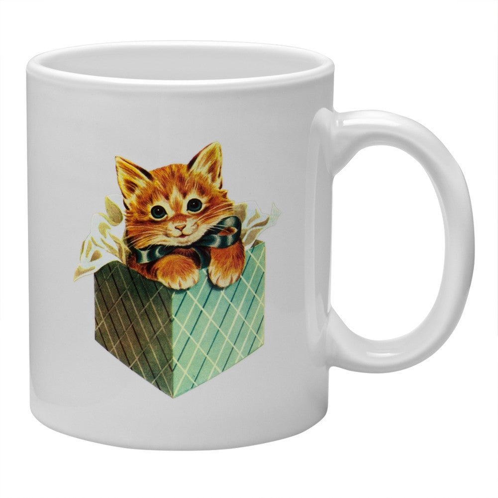 Kitten in a Box Coffee Mug Mugs Animalworld   