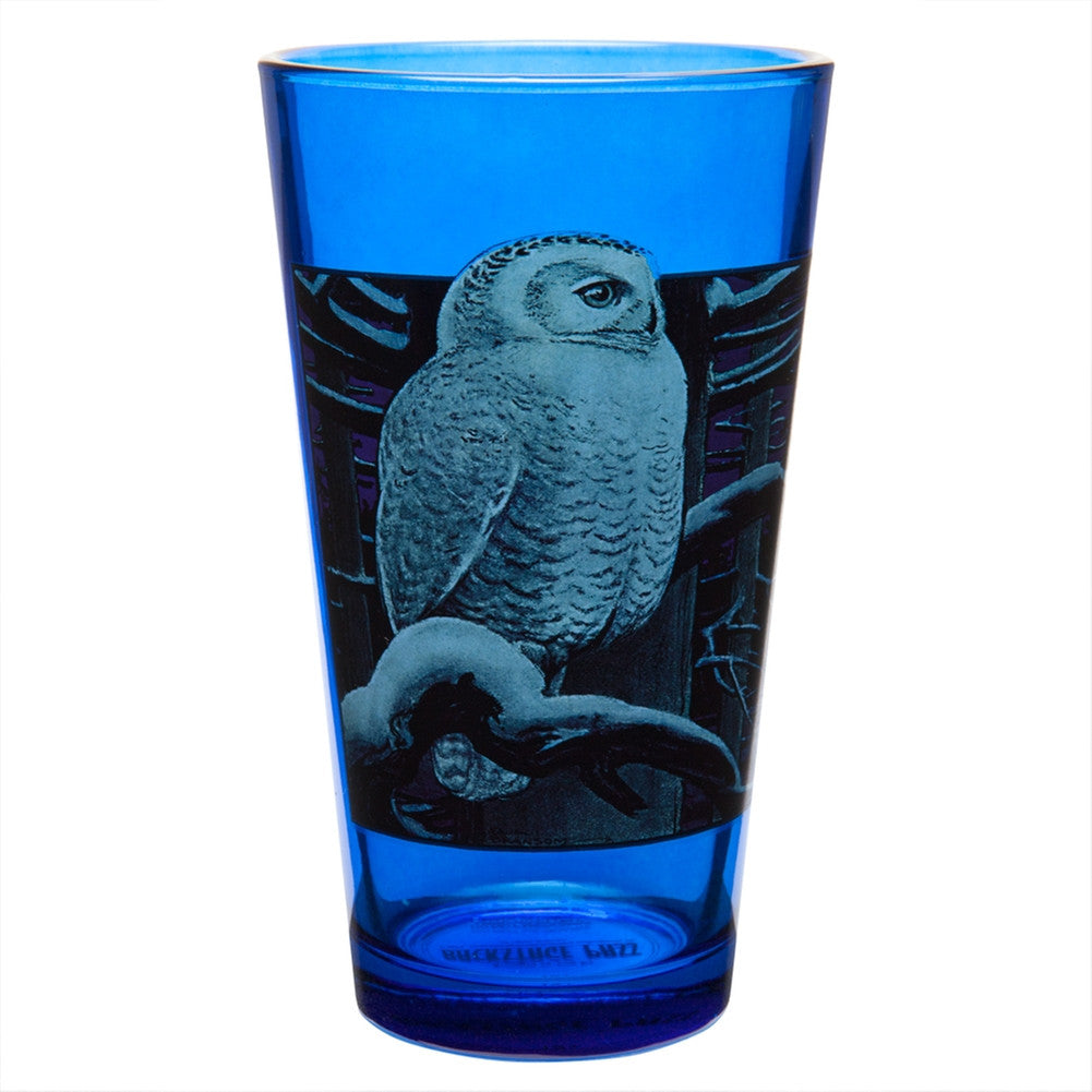 Owl Perched Pint Glass Pint Glasses Animalworld   