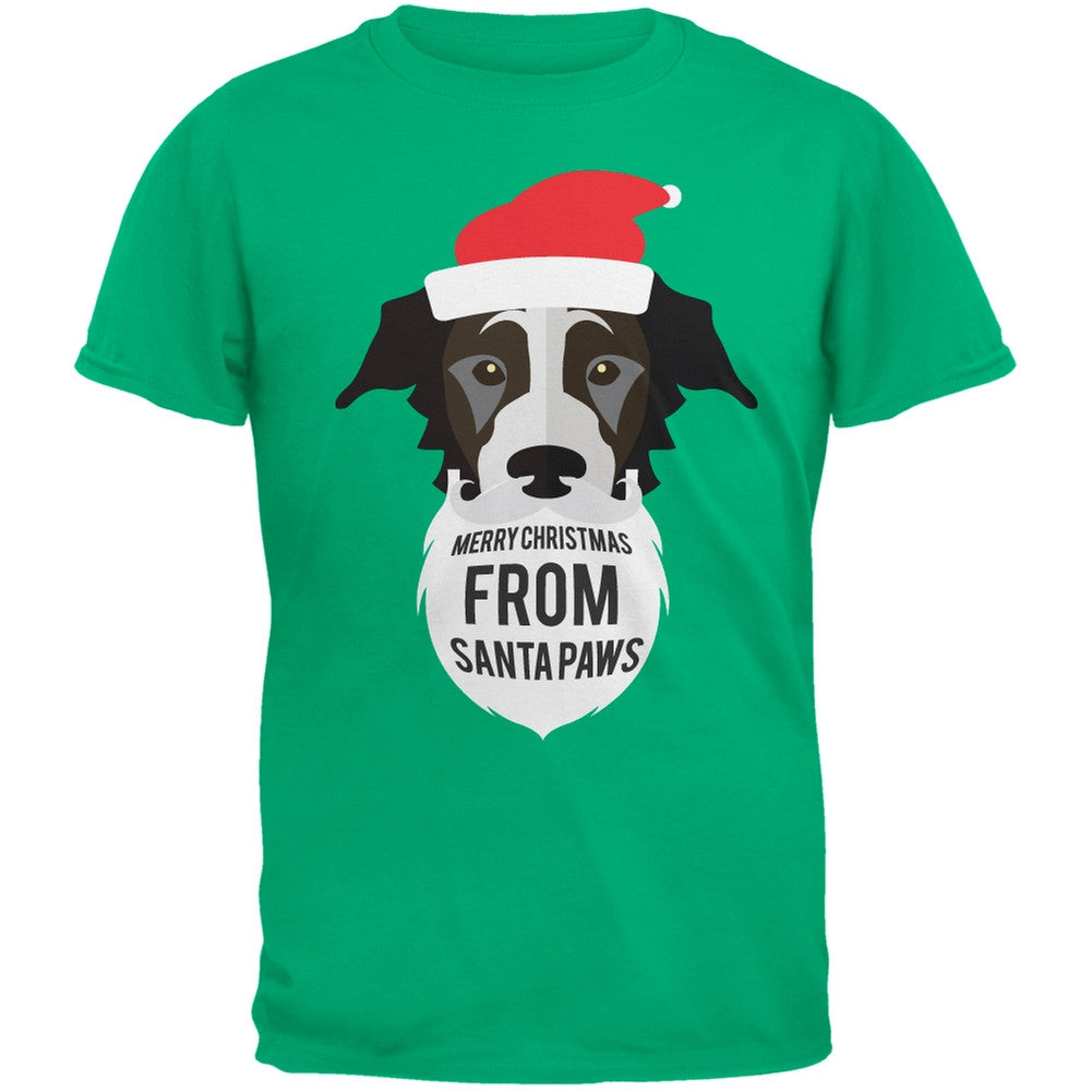 Black Dog Santa Youth Black T-Shirt Youth T-Shirts Old Glory   