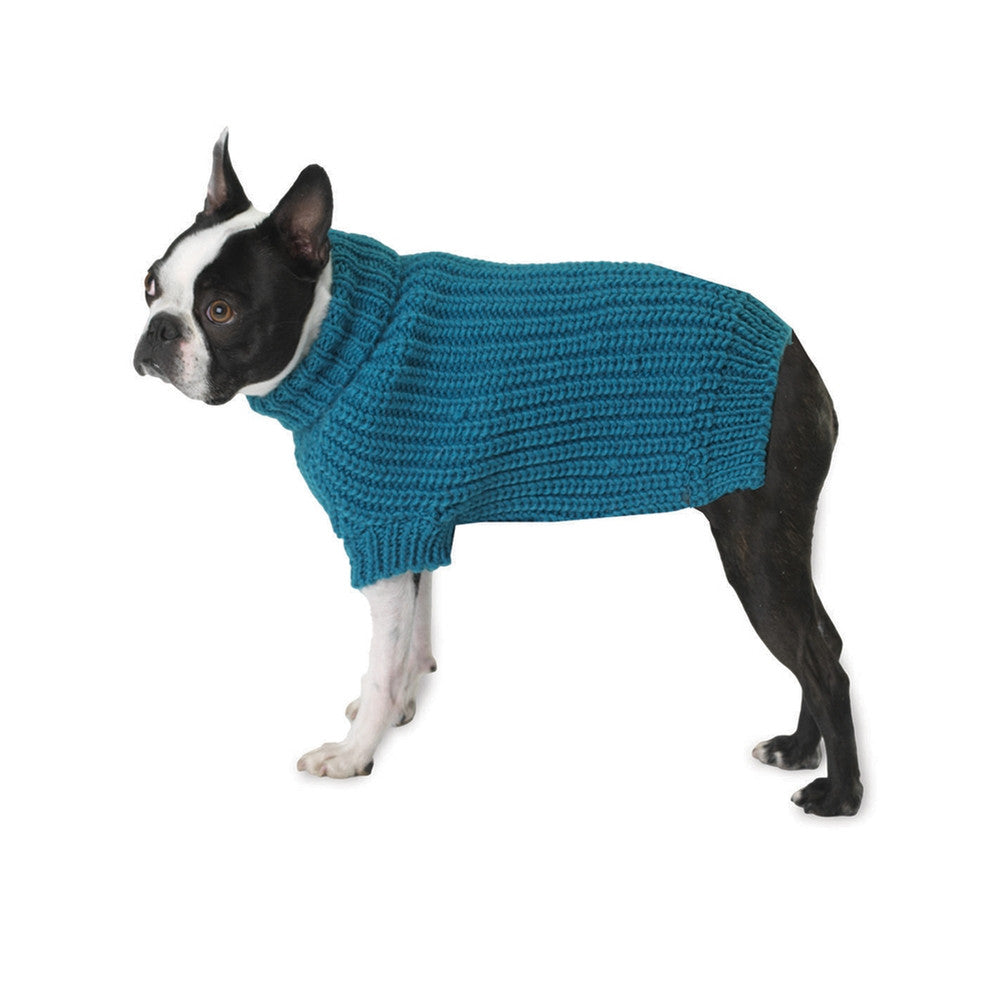 Morgan's Fisherman Blue Dog Sweater Dog Clothing Petrageous Designs   