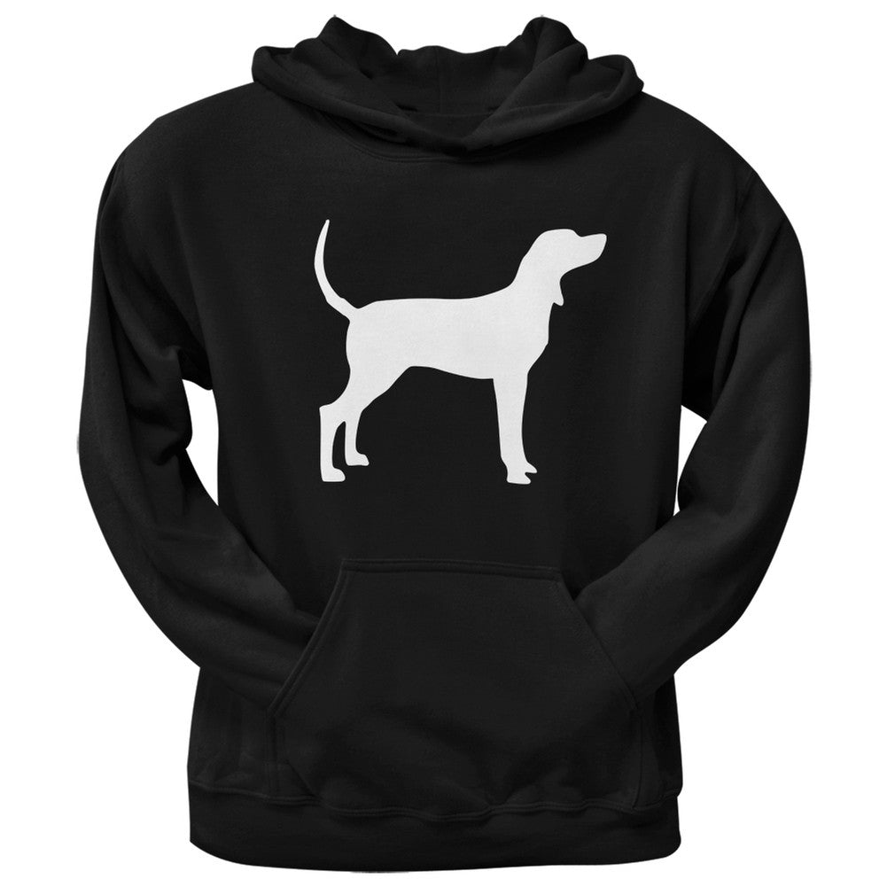 Austrian Silhouette Black & Tan Hound Silhouette Black Adult Hoodie Sweatshirts Old Glory   