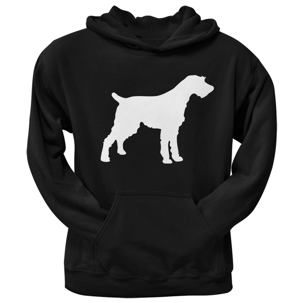 German Wirehaired Pointer Silhouette Black Adult Hoodie Sweatshirts Old Glory   