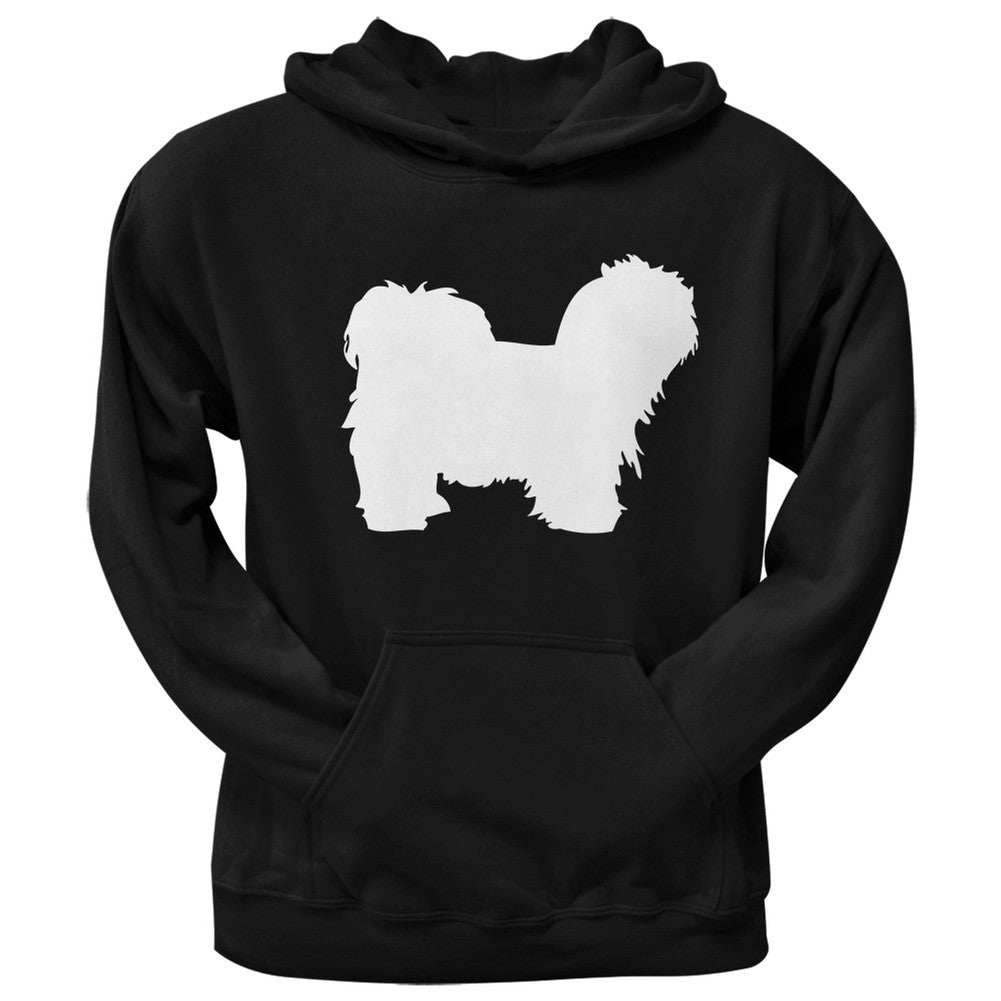 Maltipoo Silhouette Black Adult Hoodie Sweatshirts Old Glory   
