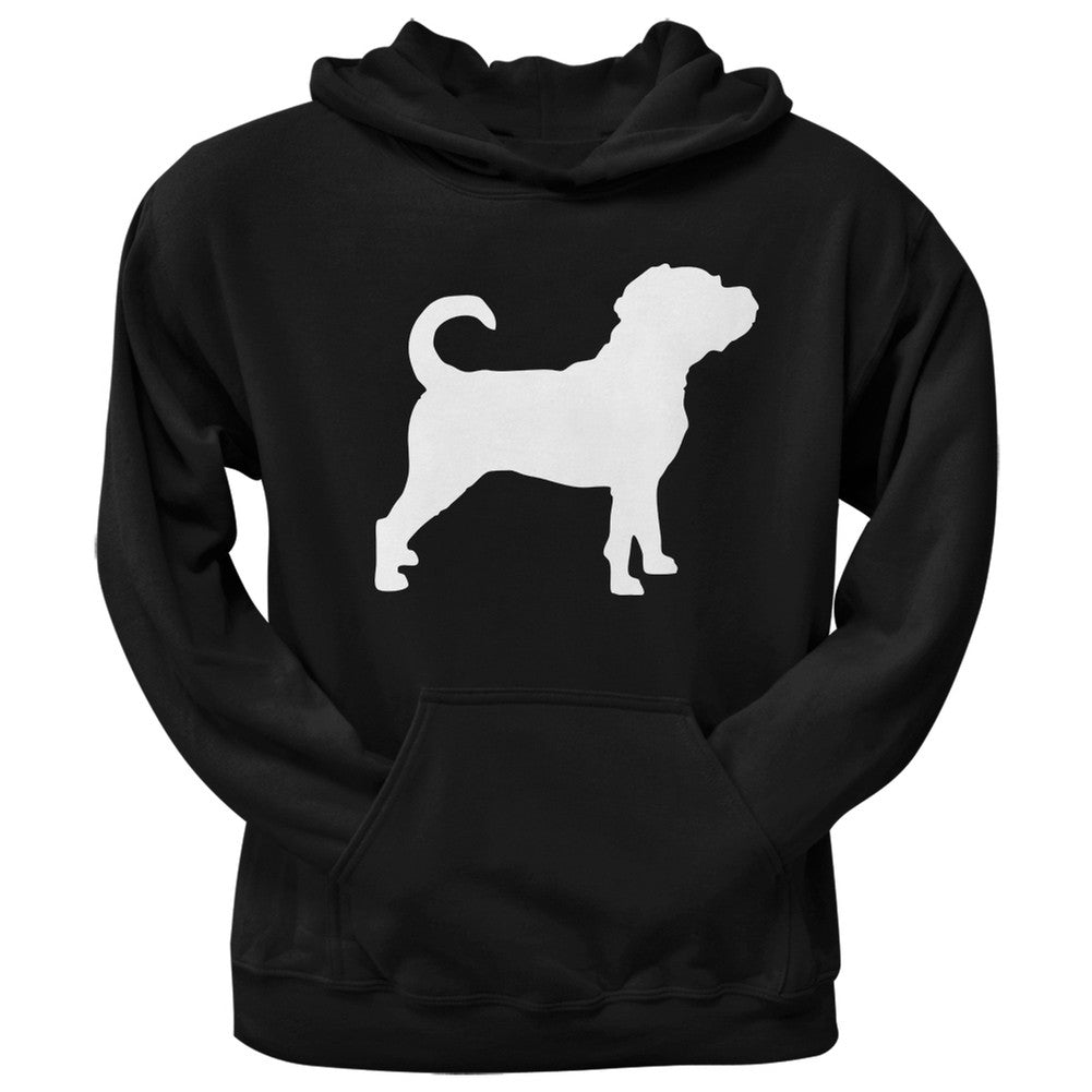 Puggle Silhouette Black Adult Hoodie Sweatshirts Old Glory   