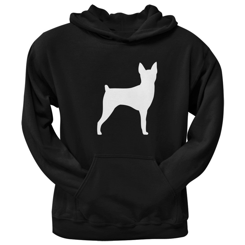 Staffordshire Bull Terrier Silhouette Black Adult Pullover Hoodie Sweatshirts Old Glory   