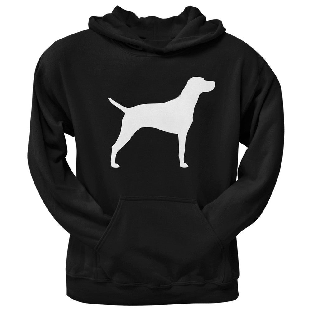 Vizsla Silhouette Black Adult Pullover Hoodie Sweatshirts Old Glory   