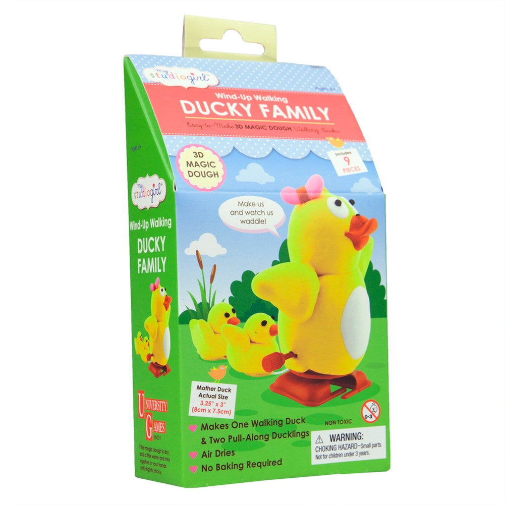 Duck Family Dough Modeling Wind-Up Walking Kit Toys University Games   