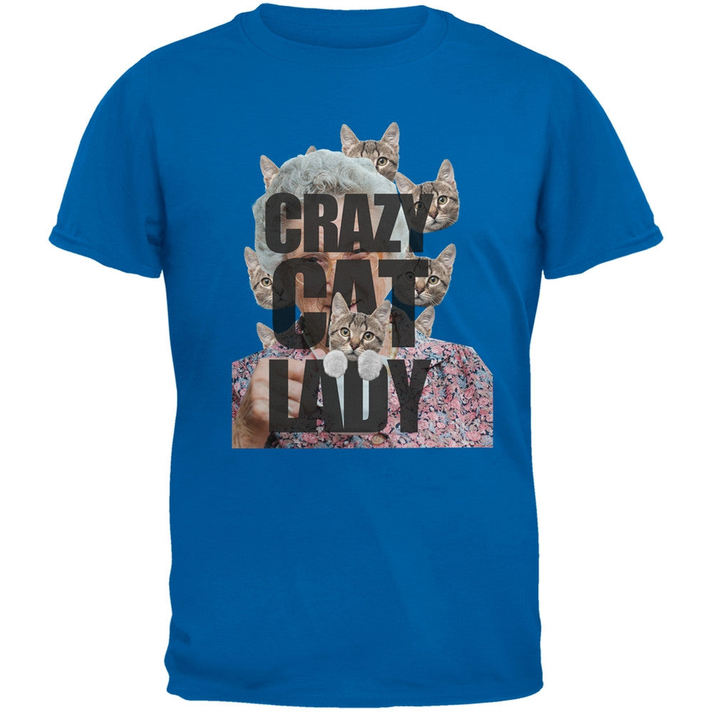 Crazy Cat Lady Red Youth T-Shirt Youth T-Shirts Old Glory   