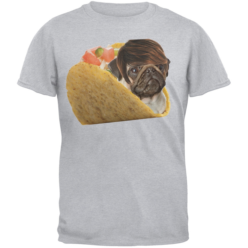 Taco Pug Blue Youth T-Shirt Youth T-Shirts Old Glory   