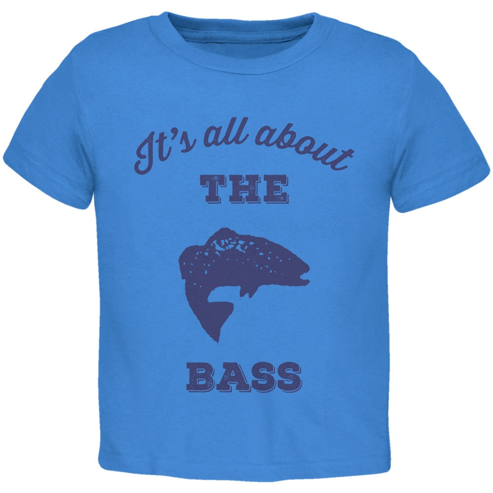 Paws - It's all about the Bass Blue Toddler T-Shirt Toddler T-Shirts Old Glory   