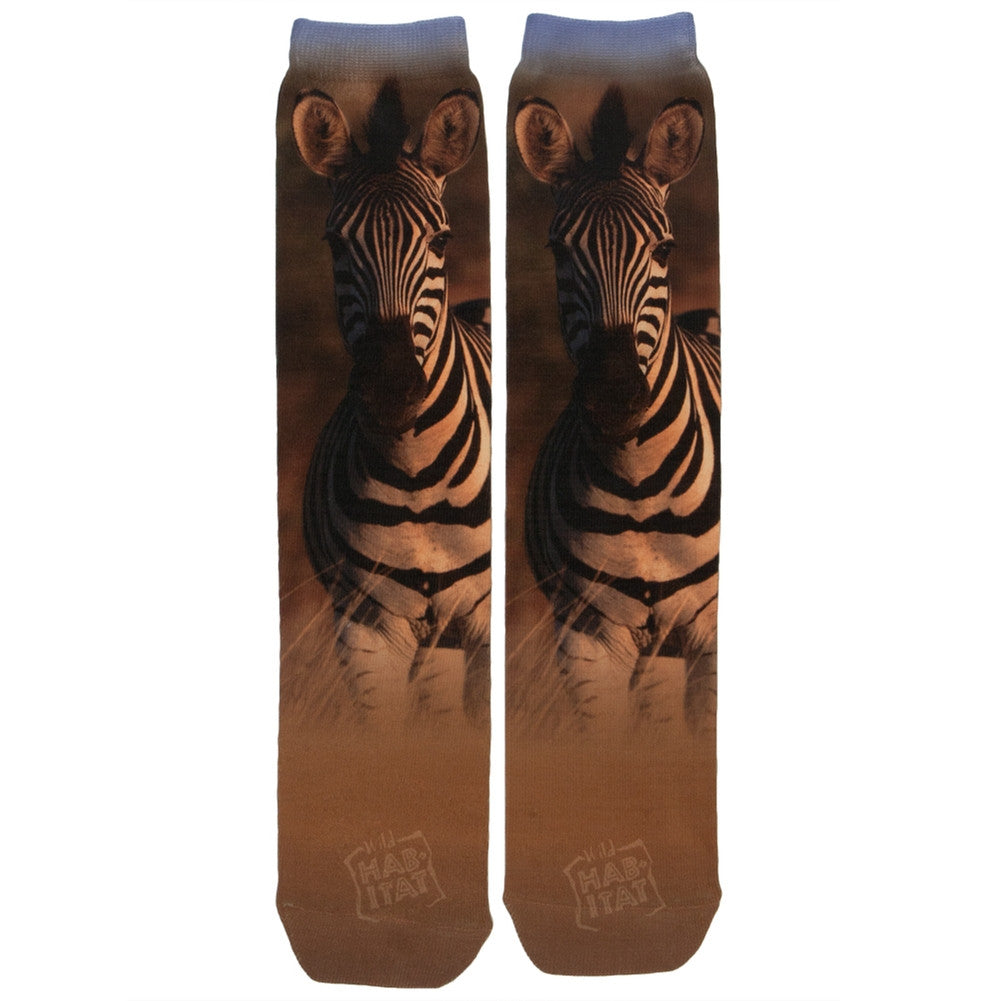 Zebra Sublimated Socks Socks Lin Manufacturing   