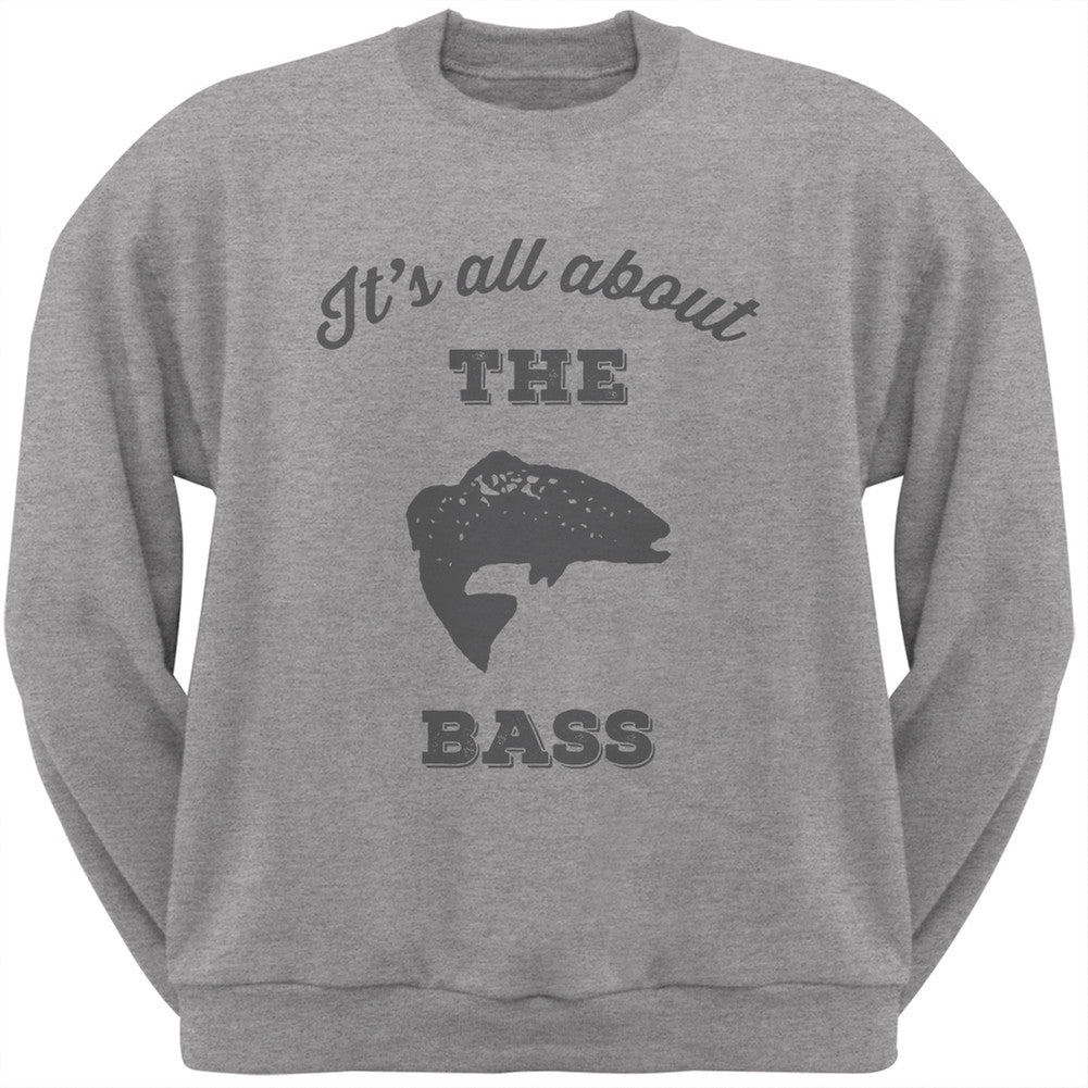 Paws - It's all about the Bass Heather Crew Neck Sweatshirt Sweatshirts Old Glory   