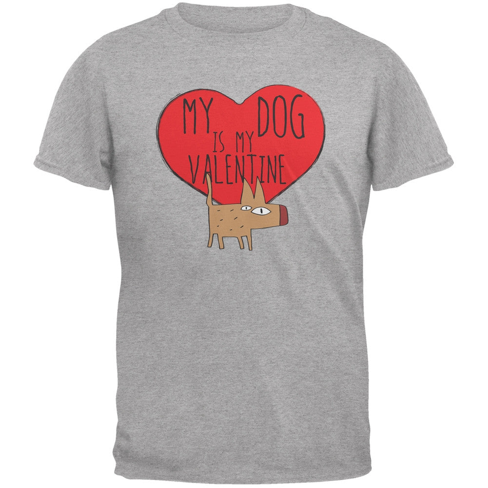 Valentine's Day - My Dog Is My Valentine Black Youth T-Shirt Youth T-Shirts Old Glory   