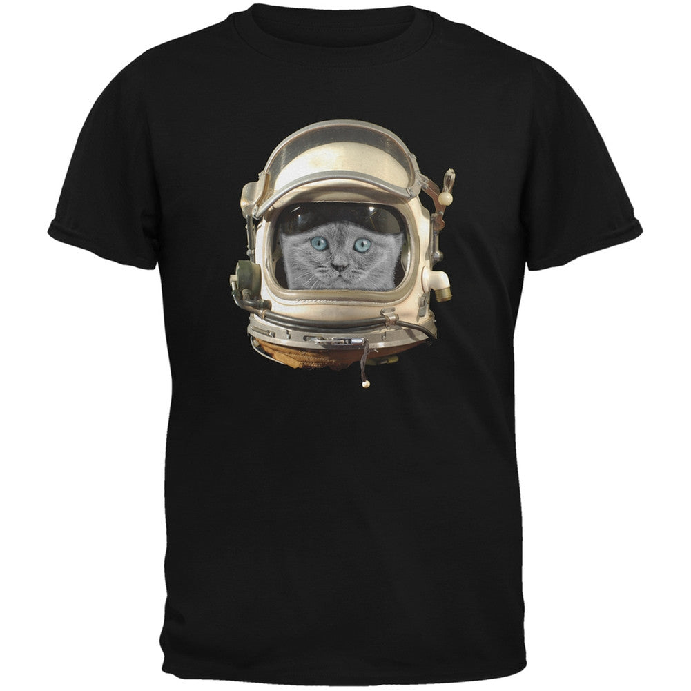 Astronaut Cat Black Youth T-Shirt Youth T-Shirts Old Glory   