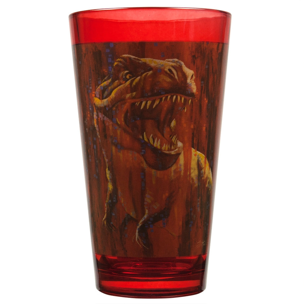 Stephen Fishwick T-Rex Pint Glass Pint Glasses Funky People   