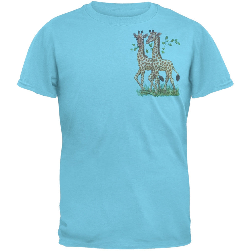 Giraffes Front And Back Kids T-Shirt Youth T-Shirts Crt   