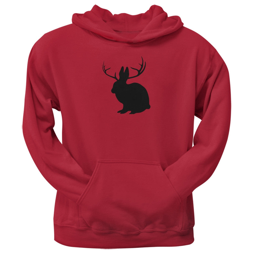 Jackalope Red Adult Crew Neck Sweatshirt Sweatshirts Old Glory   